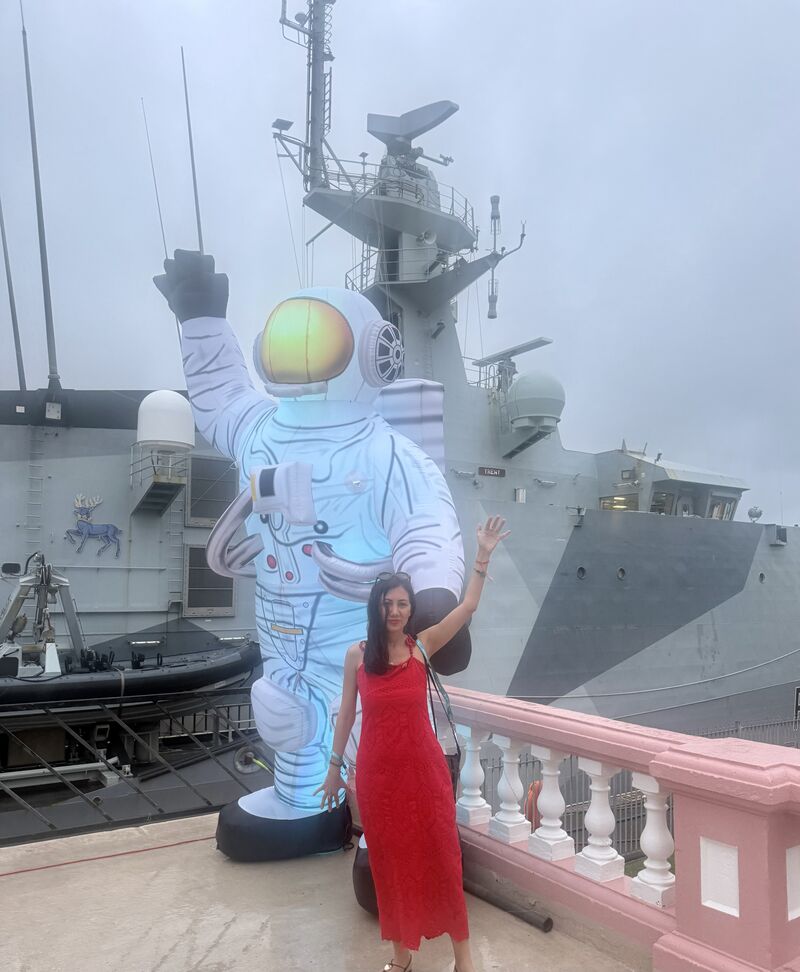 Sara Ahmadian in Bermuda during Digital Finance Forum
